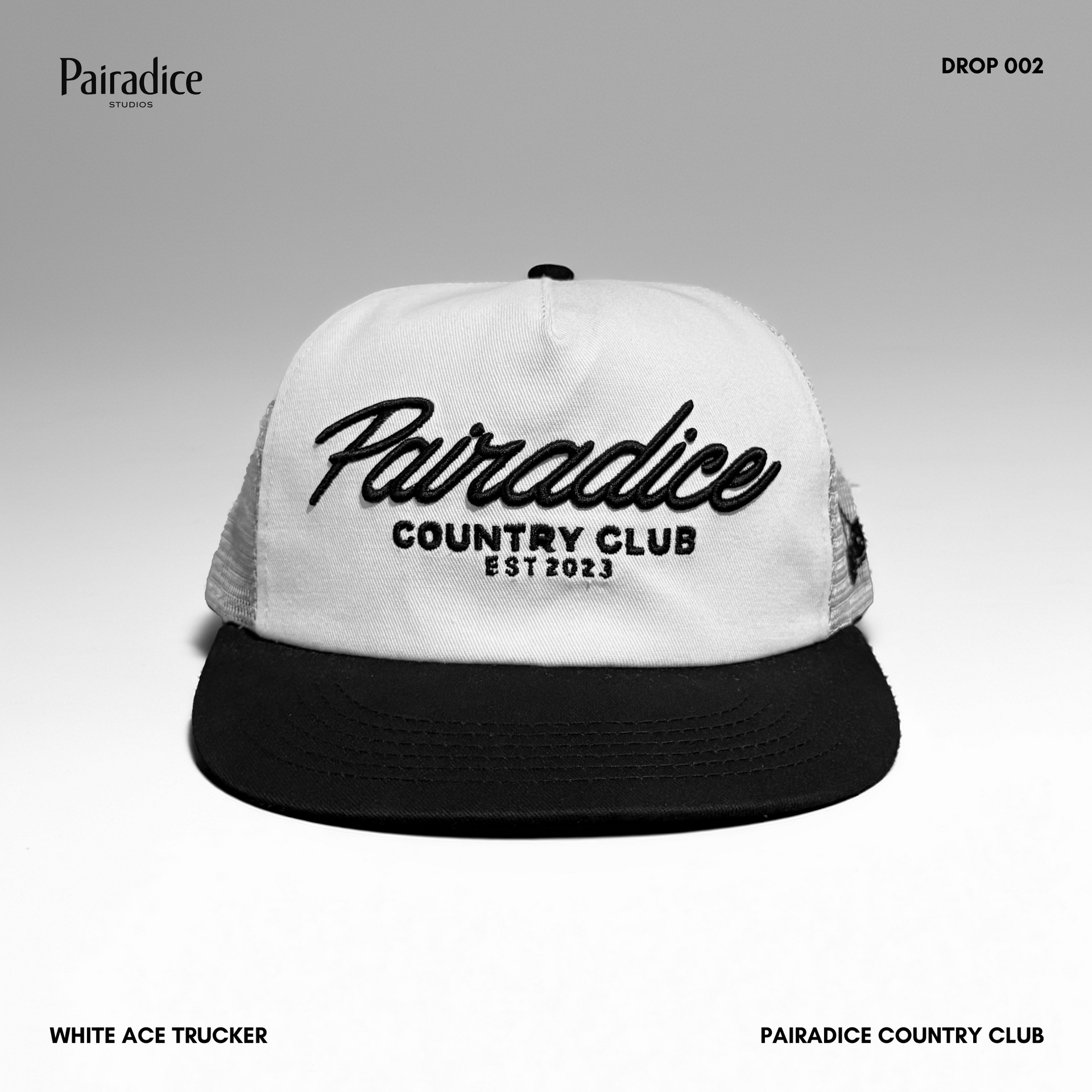 White Ace Trucker – pairadicestudios